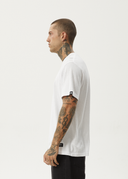 AFENDS CLASSIC RETRO TEE - WHITE