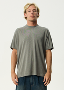 AFENDS FOUNDATION BOXY TEE - WASHED SYCAMORE