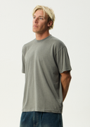 AFENDS FOUNDATION BOXY TEE - WASHED SYCAMORE