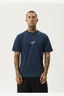 AFENDS MESSAGE - RETRO FIT TEE - NAVY