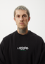 AFENDS BREAK THROUGH - CREW NECK - BLACK