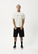 AFENDS TAKE A TRIP BOXY FIT TEE - MOONBEAM
