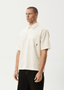 AFENDS EVERYDAY - SHORT SLEEVE SHIRT - OFF WHITE