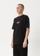 AFENDS TREAD RETRO FIT TEE - BLACK