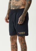 NUTS N BOLTS BAYWATCH SWIM SHORT 18 INCH - DEEP SEA