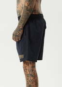 NUTS N BOLTS BAYWATCH SWIM SHORT 18 INCH - DEEP SEA