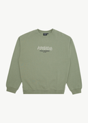 EMBER CREW NECK - OIL GREEN
