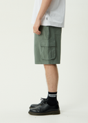 AFENDS SUMMIT - PLEATED CARGO SHORT 22" - WASHED SYCAMORE