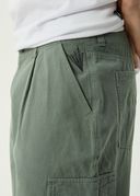 AFENDS SUMMIT - PLEATED CARGO SHORT 22" - WASHED SYCAMORE