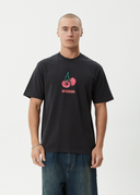 AFENDS ABIZA RETRO TEE - STONE BLACK
