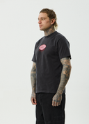 AFENDS DESTROYED - RETRO TEE - STONE BLACK