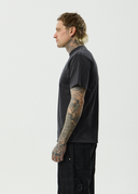 AFENDS DESTROYED - RETRO TEE - STONE BLACK