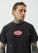 AFENDS DESTROYED - RETRO TEE - STONE BLACK