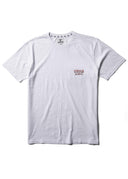 VISSLA BANDITS ORGANIC BLEND SS TEE- WHITE