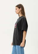 AFENDS ABIZA RETRO TEE - STONE BLACK