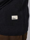 JUST ANOTHER FISHERMAN MERINO SEA CREW - BLACK