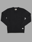 JUST ANOTHER FISHERMAN MERINO SEA CREW - BLACK