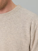 J.A.F MERINO SEA CREW - GREY FEATHER