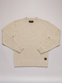 J.A.F MERINO SEA CREW - GREY FEATHER