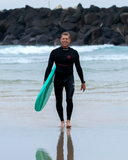 Teal like colour soft top surfboard soft board mick fanning