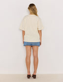 MINK PINK SIRENA OVERSIZE TEE - CREAM