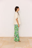 MINK PINK ZOE BIAS MIDI SKIRT - GREEN FLORAL