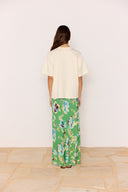 MINK PINK CIAO RELAXED TEE - WHITE/GREEN