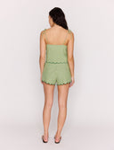 MINK PINK CAPRI TIE SHOULDER CAMI - GREEN STRIPE