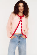 MINK PINK NARIA CARDI - PINK/RED