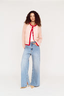 MINK PINK NARIA CARDI - PINK/RED