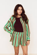 MINK PINK RUE STRIPE SHORTS - STRIPE