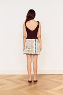 MINK PINK REESE WRAP MINI SKIRT - FLORAL