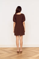 MINK PINK ORION MINI DRESS - CHOC