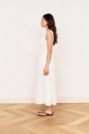 MINK PINK ANAIS EMBROIDERED MIDI DRESS - WHITE