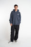 BLOCK ZIP HOOD 350/ALTA - ASPHALT