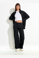 MISFIT ONLY INVOLVED CRINKLE PANT - BLACK