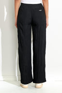 MISFIT ONLY INVOLVED CRINKLE PANT - BLACK