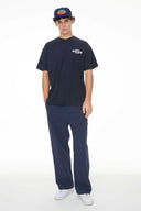 HUFFER BLOCK TEE 220/SERVICE - NAVY