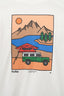 HUFFER SUP TEE 190/IN TENTS - CHALK