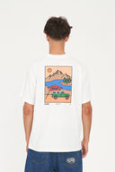 HUFFER SUP TEE 190/IN TENTS - CHALK