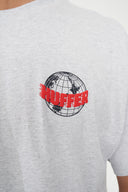 HUFFER BLOCK CROP TEE 220/AIRHUFFER - SILVERMARLE