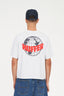 HUFFER BLOCK CROP TEE 220/AIRHUFFER - SILVERMARLE