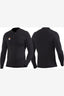 VISSLA SOLID SETS 2MM FRONT ZIP WETSUIT JACKET - BLACK