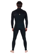 VISSLA NEW SEAS 3-2 U ZIP WETSUIT - BLACK 2
