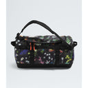 BASE CAMP DUFFEL SMALL - BLACK ALPINE FLORAL PRINT THE NORTH FACE