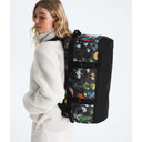 BASE CAMP DUFFEL SMALL - BLACK ALPINE FLORAL PRINT THE NORTH FACE