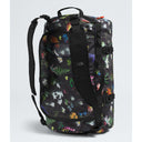 BASE CAMP DUFFEL SMALL - BLACK ALPINE FLORAL PRINT THE NORTH FACE