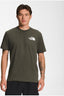 THE NORTH FACE SHORT SLEEVE BOX NSE TEE - NEW TAUPE GREEN