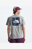 THE NORTH FACE SHORT SLEEVE BOX NSE TEE - TNF GREY HEATHER