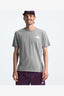 THE NORTH FACE SHORT SLEEVE BOX NSE TEE - TNF GREY HEATHER